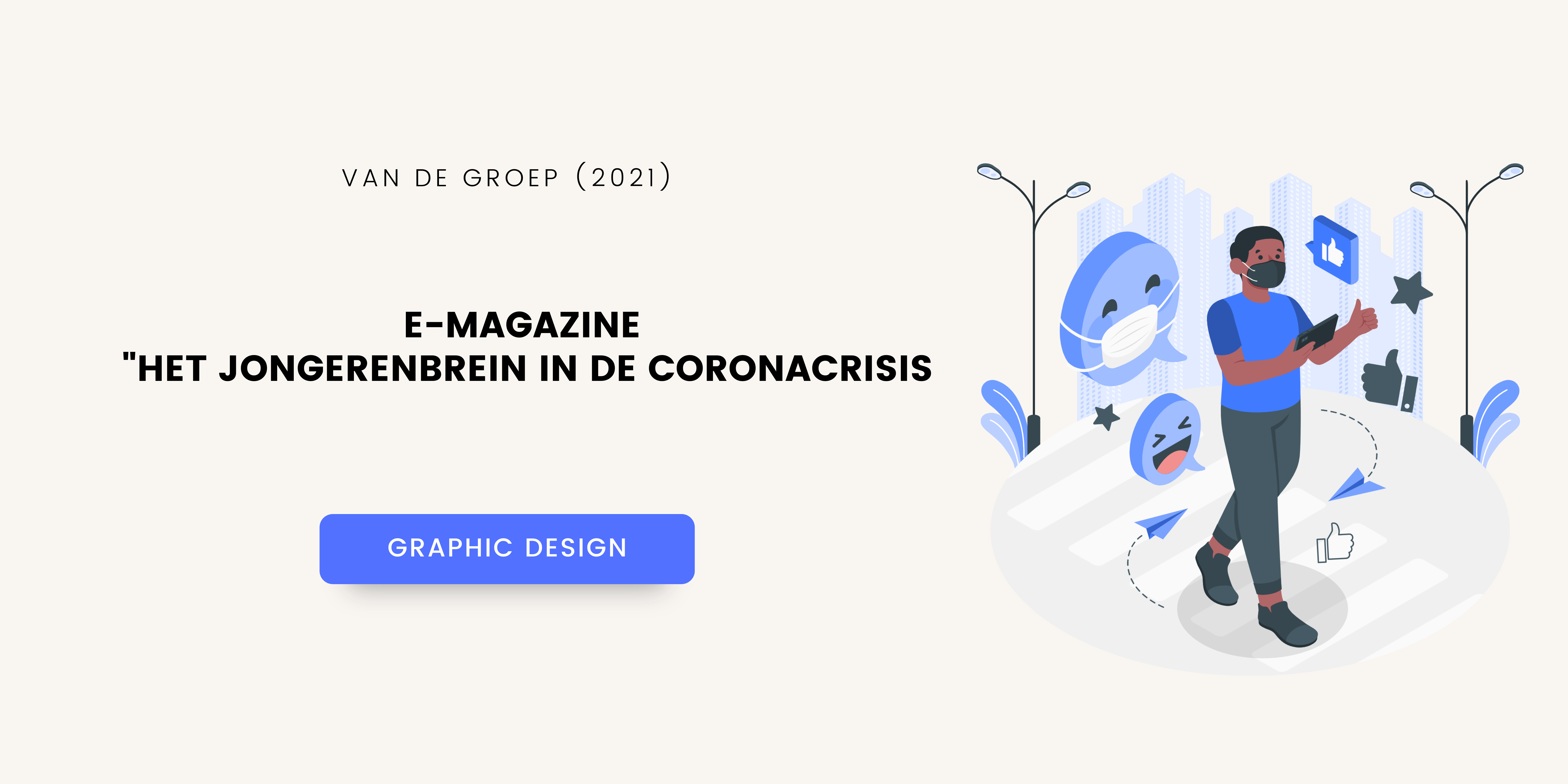E-Magazine “Het Jongerenbrein in de Coronacrisis” – Graphic Design
